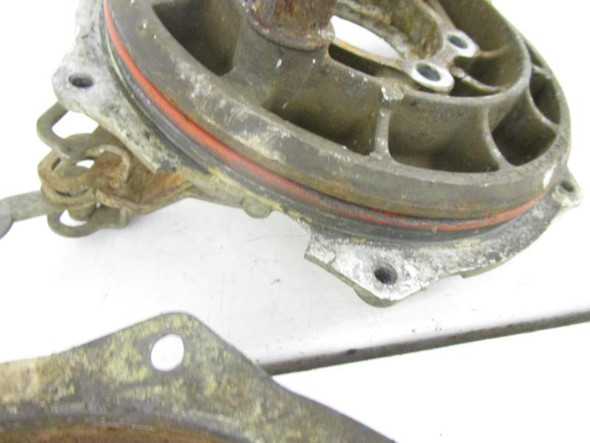 01 Yamaha YFM 400 Big Bear 4x4 Rear Brake Plate 5FU-F5321-10-00 2000-2004