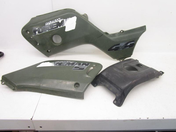 00 Honda TRX 450 S Foreman Side Covers Left Right 83600-HM7-A00ZA 1996-2004