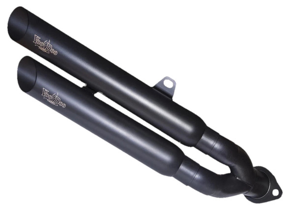 Voodoo Black Dual Stacked Mufflers VESPYL3B for Can-Am Spyder GS RS 2013-2016