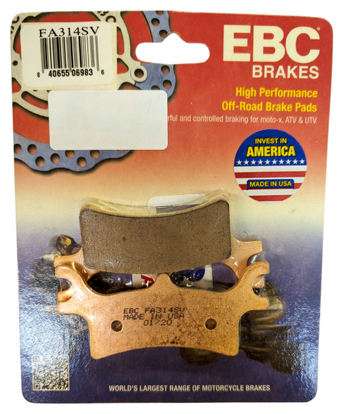 Severe Duty Rear Brake Pads For Polaris Sportsman 700 800 EFI MV INTL HO FA314SV