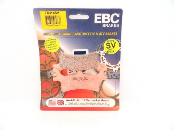 Severe Duty Rear Brake Pads Polaris 09-12 Sportsman 800 EFI 6x6  FA314SV