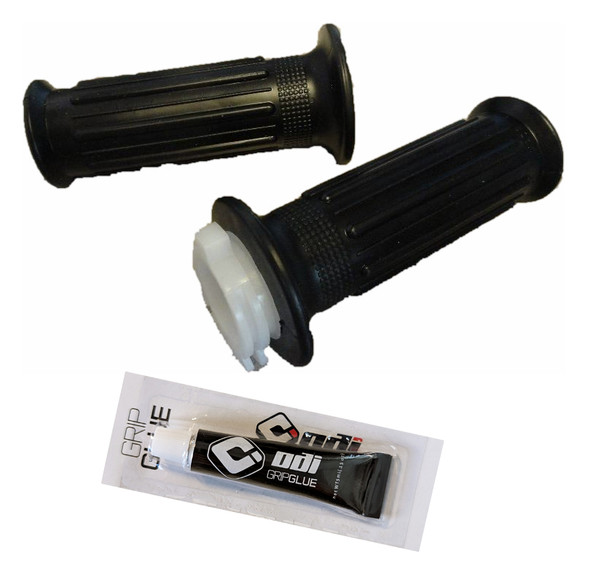 78-up fits Suzuki JR50 Left Right Hand Handlebar Grip w Glue Twist Tube Throttle
