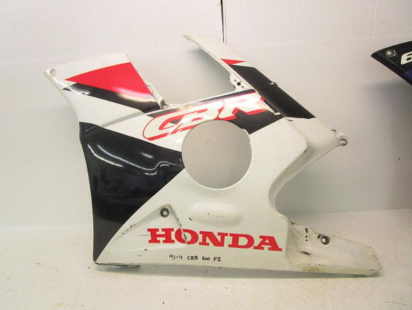 94 Honda CBR 600 F2 Left Lower Cowl Cover NH196 64351-MV9-660ZA #2 1991-1994