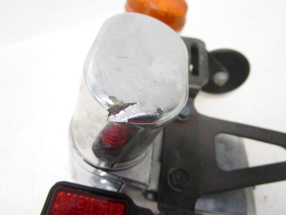 01 Honda VT1100 C2 Sabre Rear Turn Signals Plate Bracket 33600-MBA-613 2000-2007