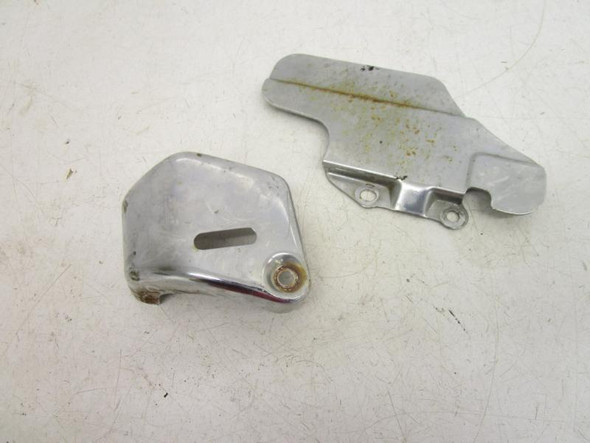 01 Honda VT1100 C2 Sabre Brake Cover Chrome Trim 46550-MAH-000 2000-2007