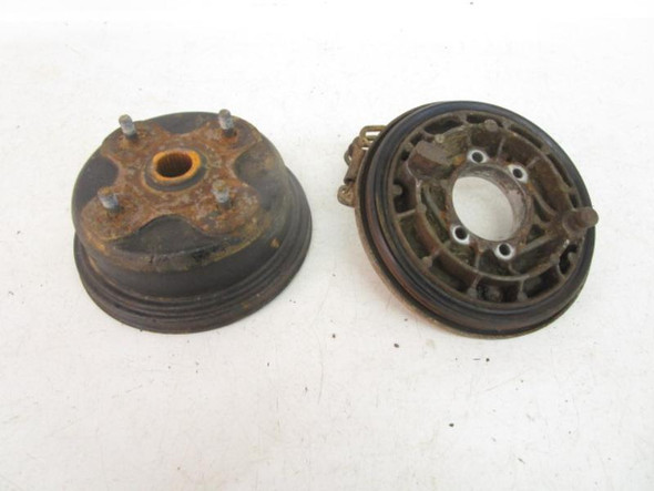 99 Yamaha YFM 350 Big Bear 2x4 Rear Brake Plate 4SH-25321-00-00 1996-1999