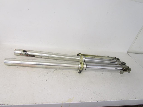 91 1991 Suzuki RM 125 Front Forks Left Right 51103-27C51 51104-27C51