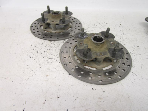99 Yamaha YFM 600 Grizzly Front Wheel Hubs 5GT-25111-00-00 1999-2001
