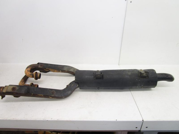 99 Yamaha YFM 600 Grizzly Exhaust Muffler Head Pipe 5GT-14711-00-00 1999-2001
