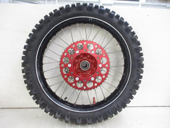 08 Honda CRF 250 450 R Rear Wheel Hub Spokes Tire 2002-2008