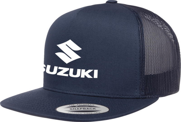 Factory Effex Suzuki Alpha Snapback Mesh Hat Navy 28-86400