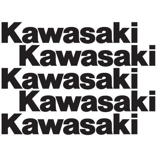 Factory Effex 5pk Kawasaki Stickers 09-90101