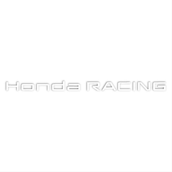 Factory Effex 1ft Honda Racing Sticker White 28-94304