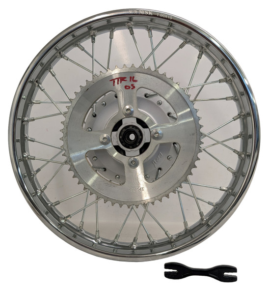 CRU Brand Rear Rim Wheel Heavy Duty Spokes BLEM For Yamaha 02-Up TTR 125 L 16"