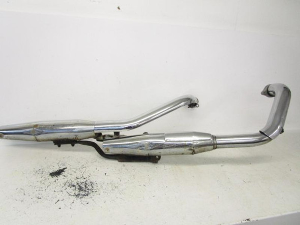 97 Honda VLX 600 Shadow OEM Exhaust Muffler Head Pipes 18100-MZ8-B01 1996-1998