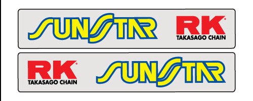 Factory Effex SunStar RK  Swingarm Stickers 06-42010