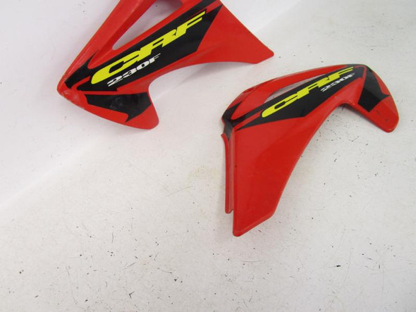 04 Honda CRF 230 Tank Radiator Shrouds Covers 17545-KPS-860ZA 2004