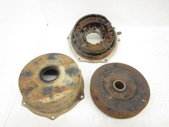 03 Yamaha YFM 400 Kodiak 2x4 Rear Brake Plate Panel 5VH-F5321-01-00 2003-2004