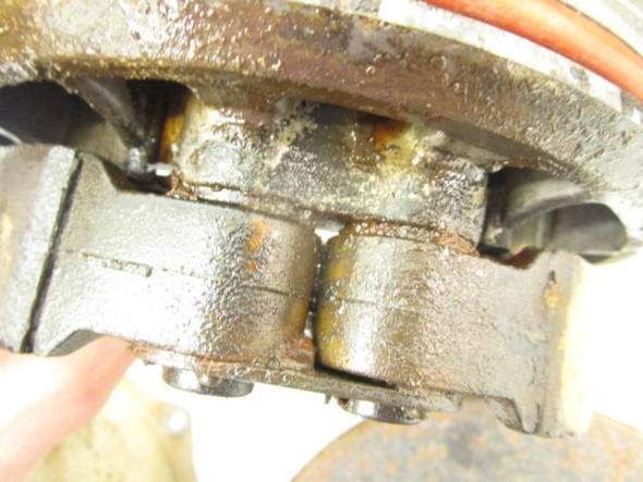 03 Yamaha YFM 400 Kodiak 2x4 Rear Brake Plate Panel 5VH-F5321-01-00 2003-2004