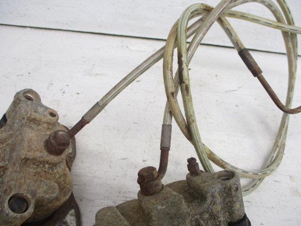 09 Polaris Ranger 700 EFI Crew Rear Brake Line Hose Caliper to Junction 1911579