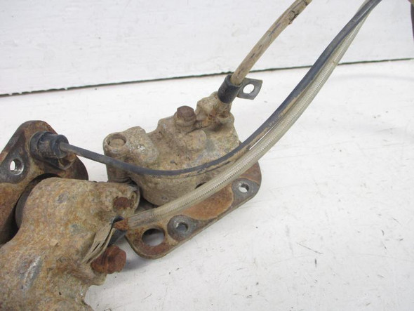 09 Polaris Ranger 700 EFI Crew Front Brake Line Hose Caliper to Junction 1910845