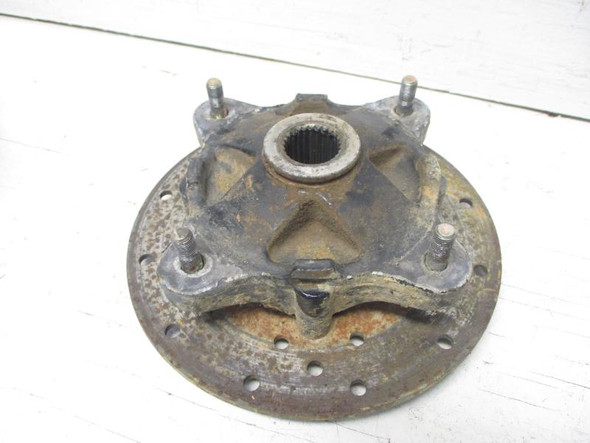 09 Polaris Ranger 700 EFI Crew Rear Wheel Hub w/Rotor 5143629-067