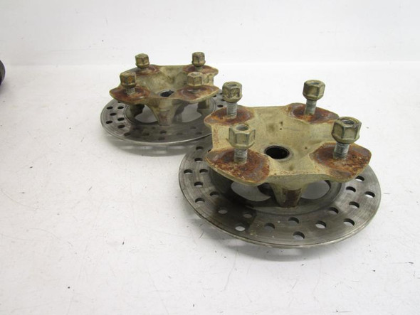 11 Honda TRX 420 FM Rancher Front Wheel Hubs 44615-HP5-600 2007-2013