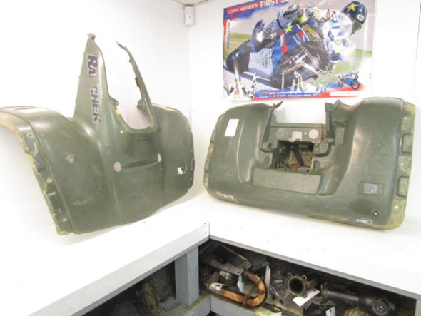 01 Honda TRX 350 TM Rancher Front Rear Fenders Green 80100-HN4-A60ZA 2000-2003