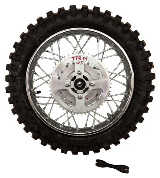 For Yamaha 02-up TTR 125 TTR125 14" Rear Rim Wheel Sprocket Oversize Spoke Tire