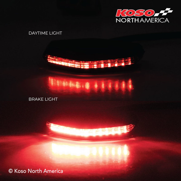 Koso GT-06 LED Tail Brake Light Red HB041000