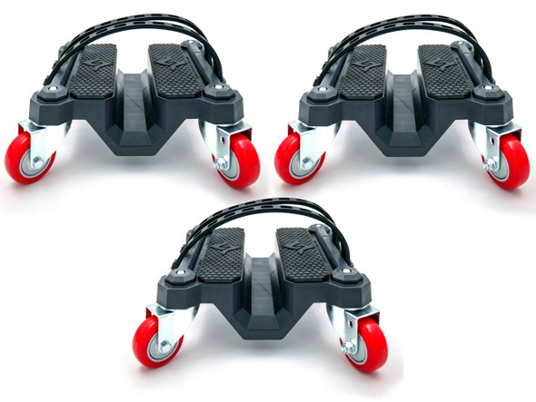 Caliber 3pk Rover360 Snowmobile Casters Dollies 13616-1