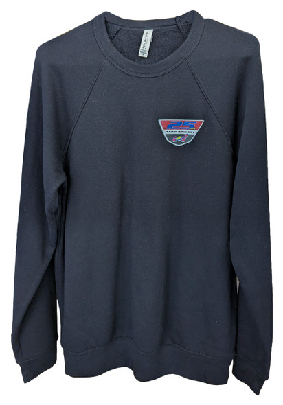 Cycles R Us 25th Anniversary Logo Black Crew Neck Sweatshirt 2X Large Unisex