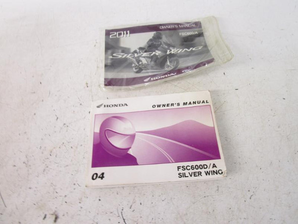 2004 and 2011 Honda FSC 600 D Silverwing Owner's Manual