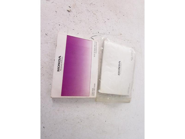 2004 and 2011 Honda FSC 600 D Silverwing Owner's Manual