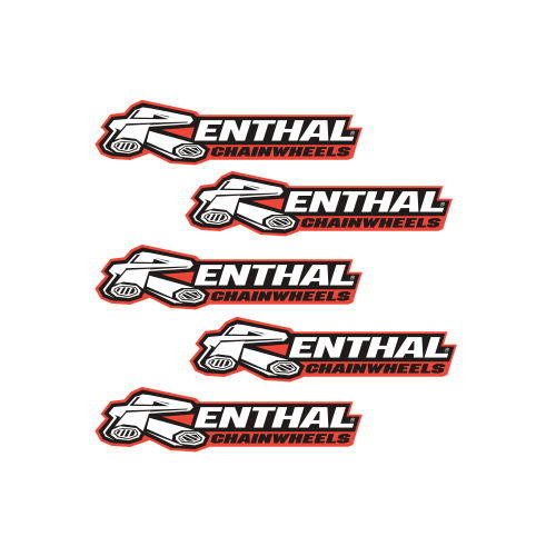 Factory Effex 5pk Renthal Stickers 04-2650