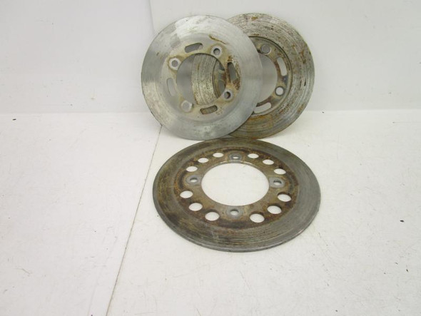 02 Suzuki Vinson LTA 500F Auto Front Brake Rotors 59211-38F20 2002-2007