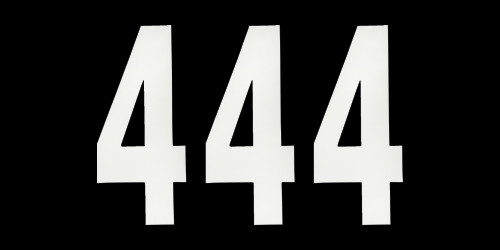 Factory Effex 3pk 6in Number 4 Stickers White 02-4464