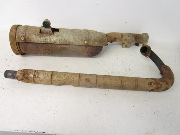 02 Suzuki Vinson LTA 500F Auto Head Pipe Exhaust Muffler 14150-03G00