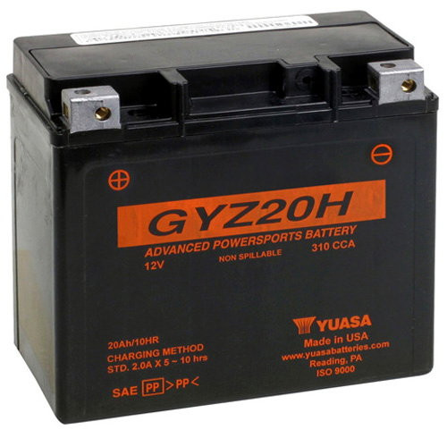 Yuasa AGM Maintenance-Free Battery GYZ20H for PWC