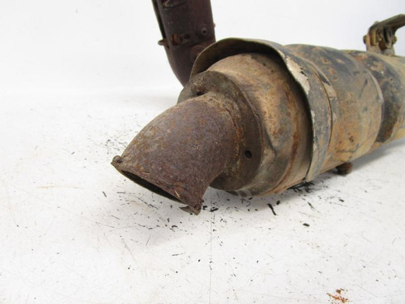 09 Yamaha YFM700 Grizzly EFI Exhaust Muffler Head Pipe 1HP-E4703-00-00 2008-2013