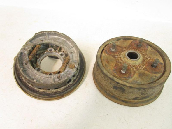 98 Yamaha YFM 600 Grizzly Rear Brake Plate Drum 4GB-2531E-00-00 1998-2000