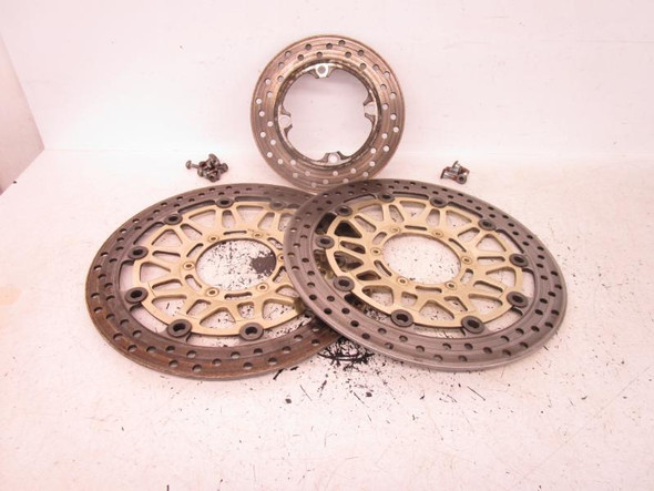 03 Honda CBR 954 RR Front Rear Brake Rotors 45120-MCJ-831 2002-2003