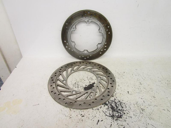 96 Honda VT 1100 C2 Shadow Ace Front Rear Brake Rotors 45251-MS9-750 1995-1996