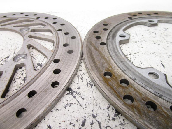 96 Honda VT 1100 C2 Shadow Ace Front Rear Brake Rotors 45251-MS9-750 1995-1996