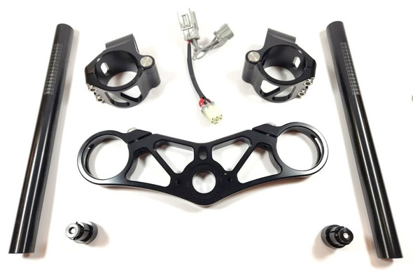 Voodoo Lowering Top Triple Clamp Clip-Ons Kit VTTKITBUSAL3 for Hayabusa 13-20