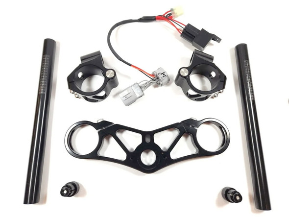 Voodoo Lowering Top Triple Clamp Clip-Ons Kit VTTKITBUSAM2 for Hayabusa 22-25