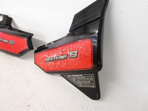 1985 85 Honda CB 700 SC Nighthawk Left Right Side Covers 837A1-MJ1-770ZA