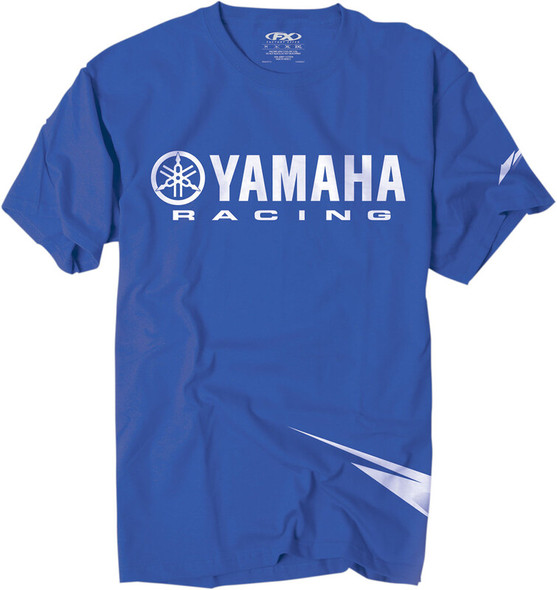Factory Effex Yamaha Racing Strobe Short Sleeve Shirt Blue