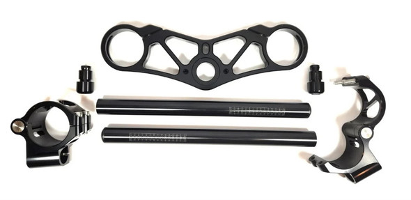 Voodoo Lowering Top Triple Clamp Clip-Ons Kit for Kawasaki ZX14