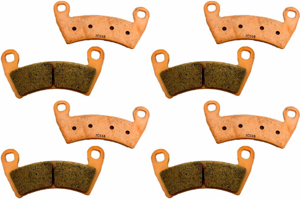 ArmorTech Two Front & Two Rear Brake Pads for Polaris 08-09 Ranger Crew 700 EFI